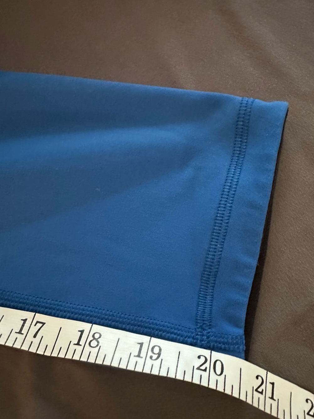 Lululemon Wunder Under Crop Leggings Women's Size 6 Blue - Picture 7 of 7